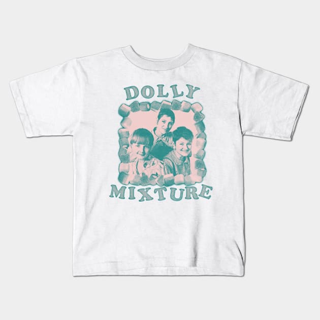 Dolly Mixture ---- Original Faded Style Fan Artwork Kids T-Shirt by unknown_pleasures